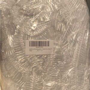 Clear Disposable round covers